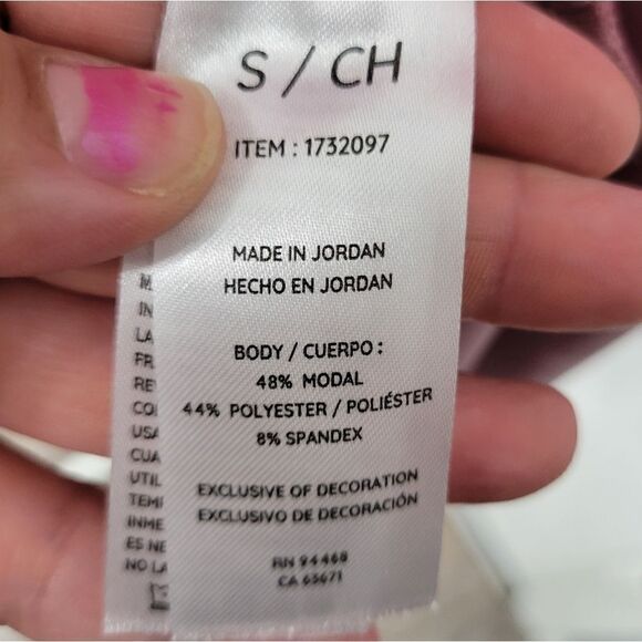 Sage bottom crossover hem pullover tunic/sweatshirt - Picture 12 of 12